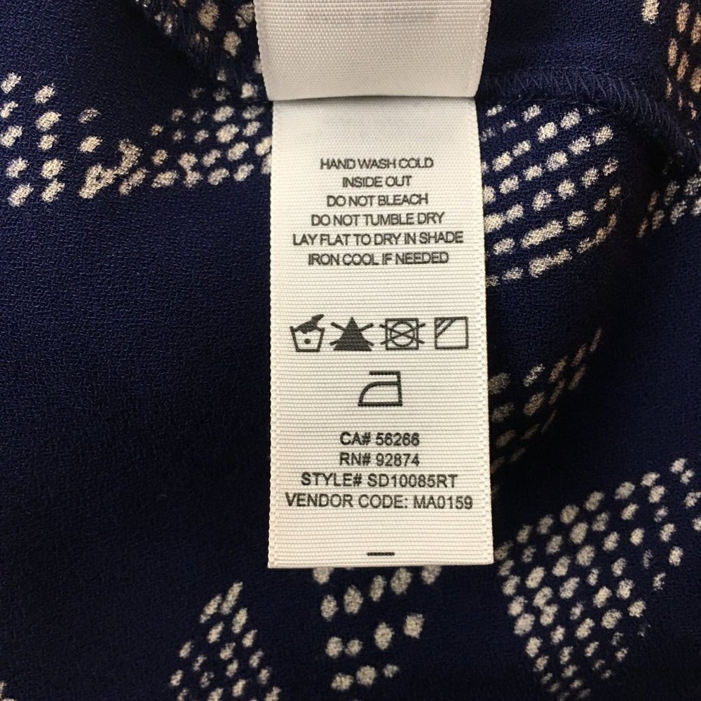 Splendid Navy & White Halter Dress Size X-Small - Picture 10 of 10